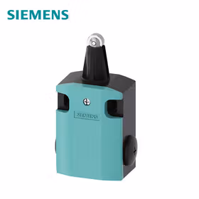 西门子 位置开关金属外壳56mm宽设备接口3个(M20x1.5)1NO/1NC速动触点,滚柱带3mm超程,高级钢滚筒13mm；3SE51220CD021AA7