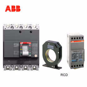 ABB Formula＋RCD系列塑壳漏电断路器；A1B125 TMF50/500 FF 4P+RCD