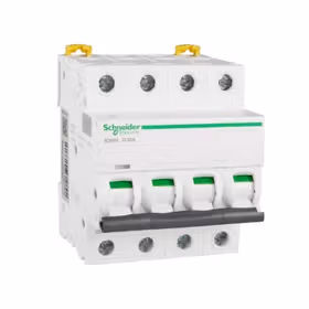 施耐德电气 小型断路器；iC65N 4P D32A