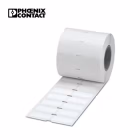 菲尼克斯 标识,盘卷,白色,未标记,背胶固定,标识区域大小:38x17mm；EML (38X17)R