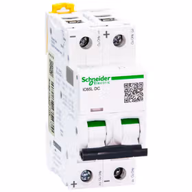 施耐德电气 小型直流断路器；Acti9 iC65L DC 2P C 20A MCB