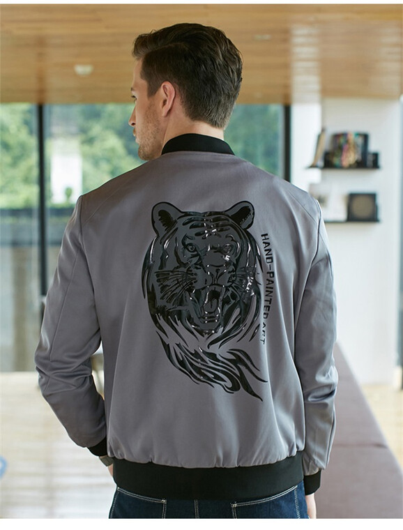 Tiger City FORDOO Tiger Head Mark Men's Windproof Jacket